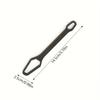 1 Piece Multifunctional Black 5mm Thickness T-Shaped Wrench, Adjustable Self-Tightening Double-Head Wrench, 3-17 mm Wrench,
