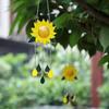 Sunflower Wind Chimes Pendant Metal  Window Windchimes Hanging Ornaments Home Outdoor Yard Garden Decoration