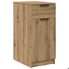 VidaXL Armoire de bureau chêne artisanal 33x50x75 cm bois d'ingénierie, meuble de bureau, bureau avec armoire, organisateur 856998