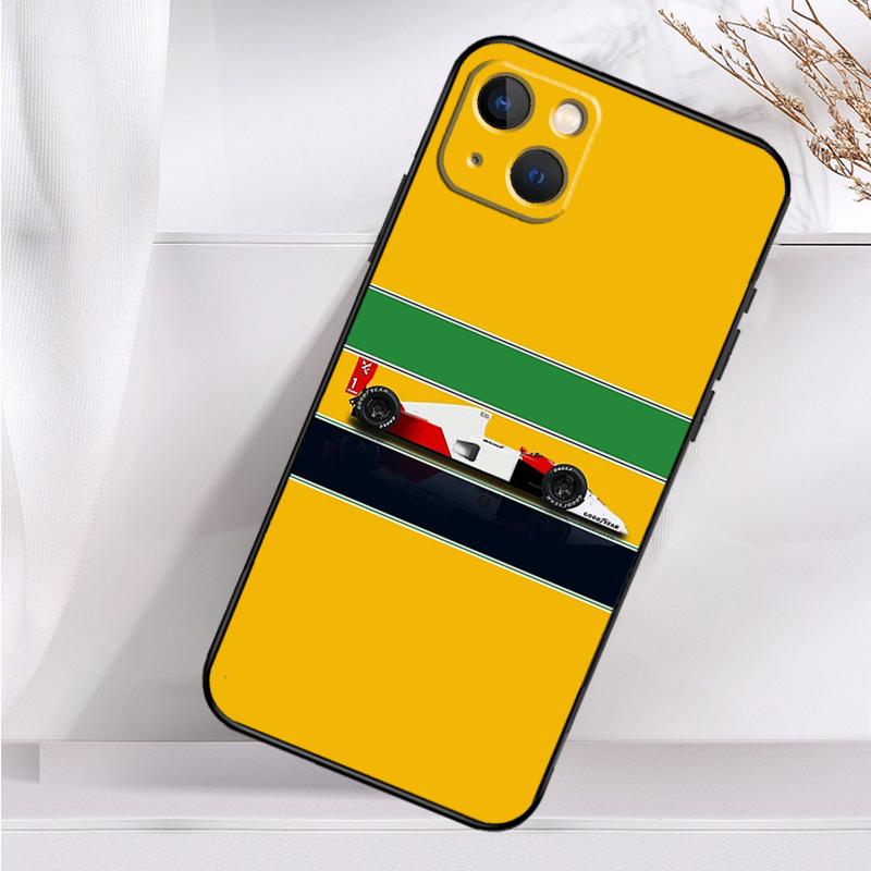 Чехол Ayrton Senna F1 для iPhone 14 16 15 Pro Max 11 12 13 Mini 7 8 Plus X XR XS MAX мягкий противоударный чехол