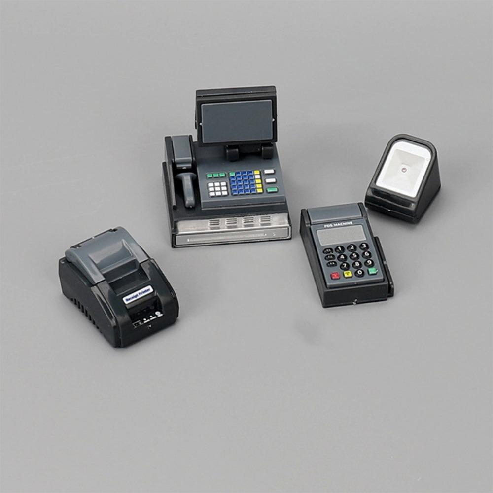 Миниатюрный кассовый аппарат 1:6/1:12 масштаб Мини супермаркет магазин карточный автомат игровой домик игрушка