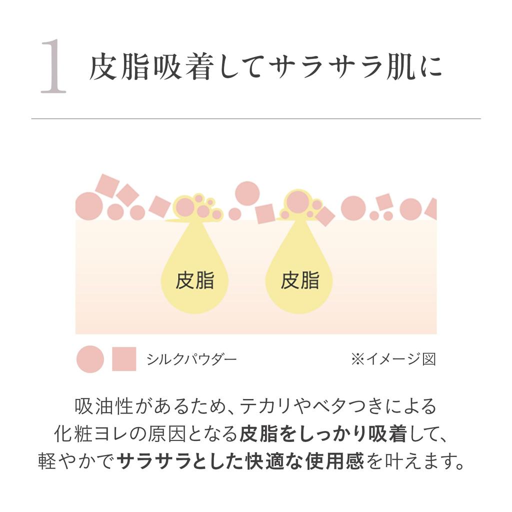 ETVOS Enrich Silky Primer 5g (Makeup Base, Finishing Powder, Prevents Sebum and Shine, Smooth, Sensitive Skin, Pore-Clearing, Soap-Removing)