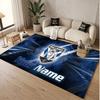 Custom Rug Canterbury-Bankstown Bulldogs Pattern Print Name Text Soft Non‑Slip Floor Carpet for Home Indoor Decoration