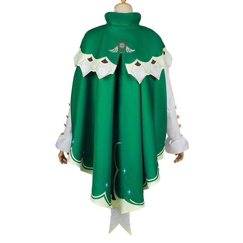 Venti Косплей Костюм Impac Костюм Парик Полный Комплект Mondstadt Wind God Game Униформа Костюмы на Хэллоуин для Женщин