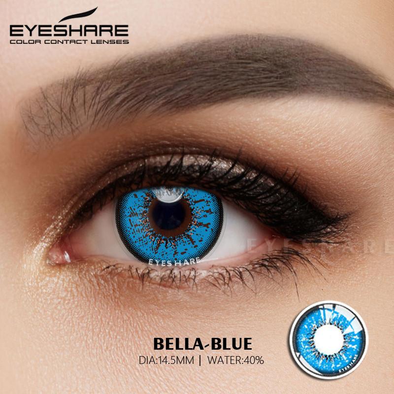 Eyeshare Косплей Фиолетовый Цвет Контактные Линзы для Глаз Синие Линзы Colorcon Аниме Coser Линзы Макияж Глаз Pupilentes