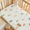 UKKNZZ Washed Cotton Baby & Kids Fitted Sheet
