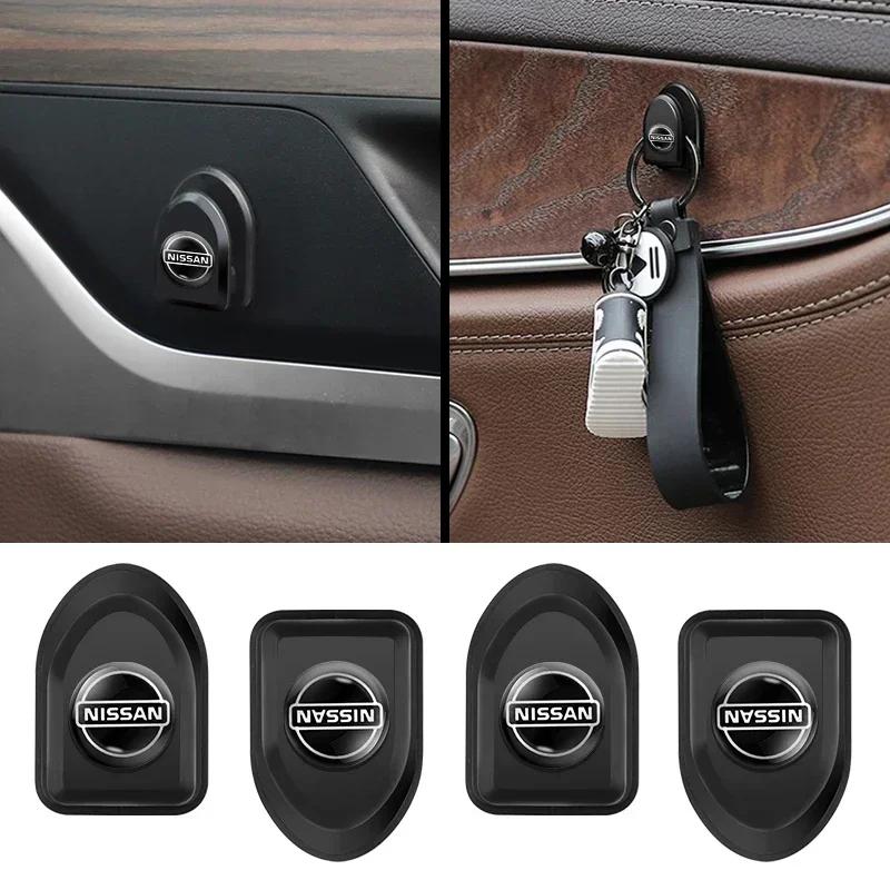 1/2/4PCS Car Hanging Storage Adhesive Hooks Organizer Holder For Nissan Nismo Juke Note Versa Almera X-Trail Xterra Qashqai