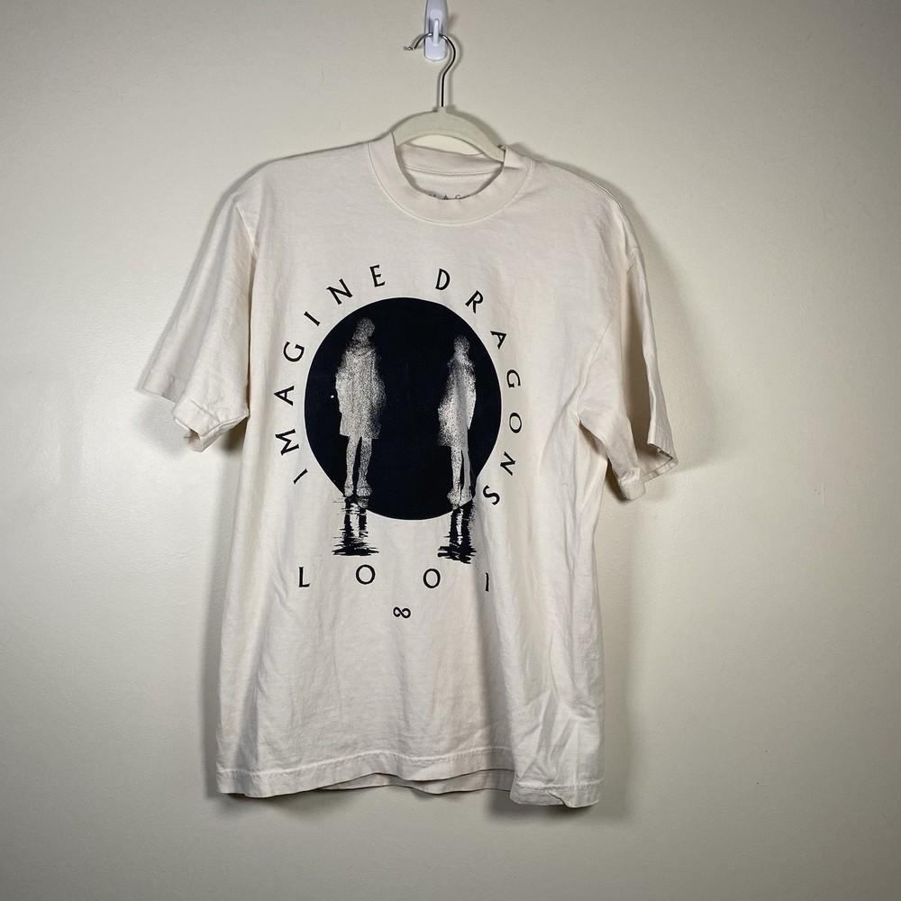 Группа Imagine Dragons Футболка из белого хлопка Унисекс Концертная S до 5XL DO717 Унисекс Футболка