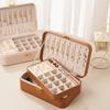 Space Saving Double-Layer Jewelry Storage Box Large Capacity Jewelry Storage Case  Ring