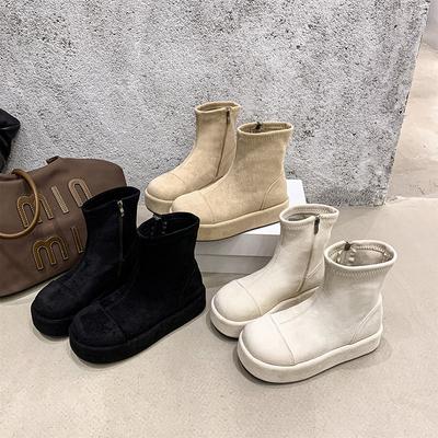 Женские тонкие замшевые осенне-зимние модные универсальные легкие спортивные ботинки Мартин для хайкинга и альпинизма с нескользящей подошвой, не вызывающие усталости ног