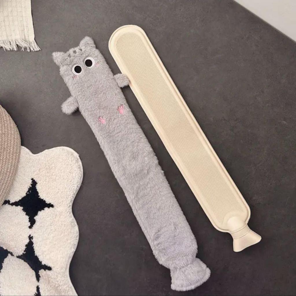 Cartoon Extra-Large Explosion-Proof Hot Water Bottle for Warm Feet, Bed, and Abdomen