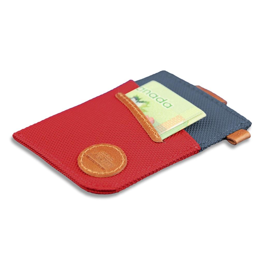Cambie WOLYT Sports Card Wallet - Teal/Red (WSS-000002)