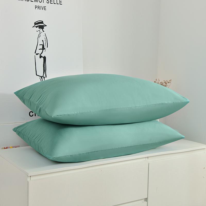 Solid Cotton Envelope Pillowcase 40x60 50x90 Soft Breathable Bedding Pillow Cover Multiple Sizes Available