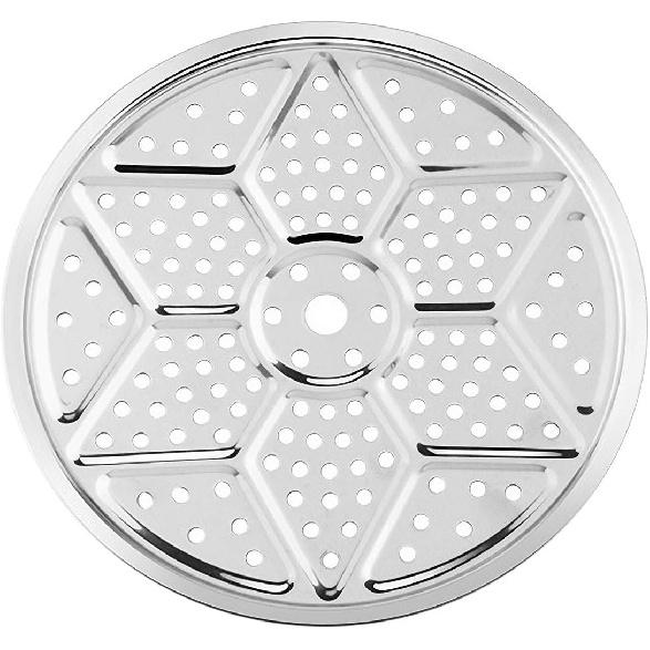 14" Round Stainless Steel Steamer Rack, Pressure Cooker Canner Racks Stock Pot Steaming Tray Stand Cooking Toast Bread Salad Baking