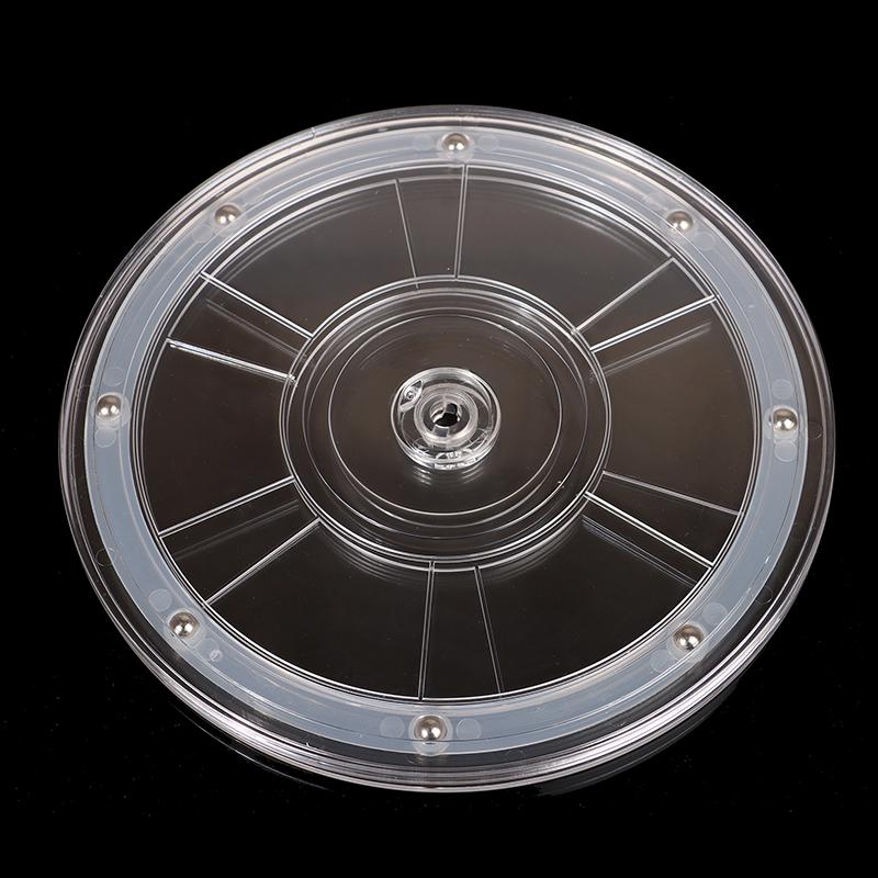 Поворотный стол Прозрачный акриловый вращающийся на 360 градусов стенд с круглым основанием Ленивые украшения Декор поворотные пластины мебельная фурнитура