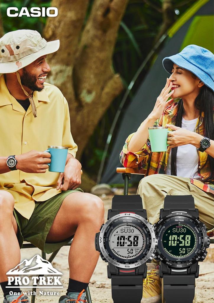 Protrek Watch Climber Line Solar Biomass Plastic Black [Casio] [] Radio-controlled PRW-35-1AJF Men's