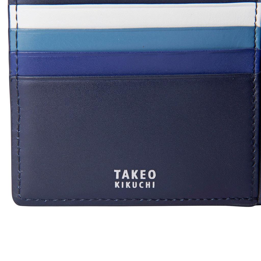 Takeo Kikuchi Sigma Bifold Wallet 727626 Navy Men's [07]