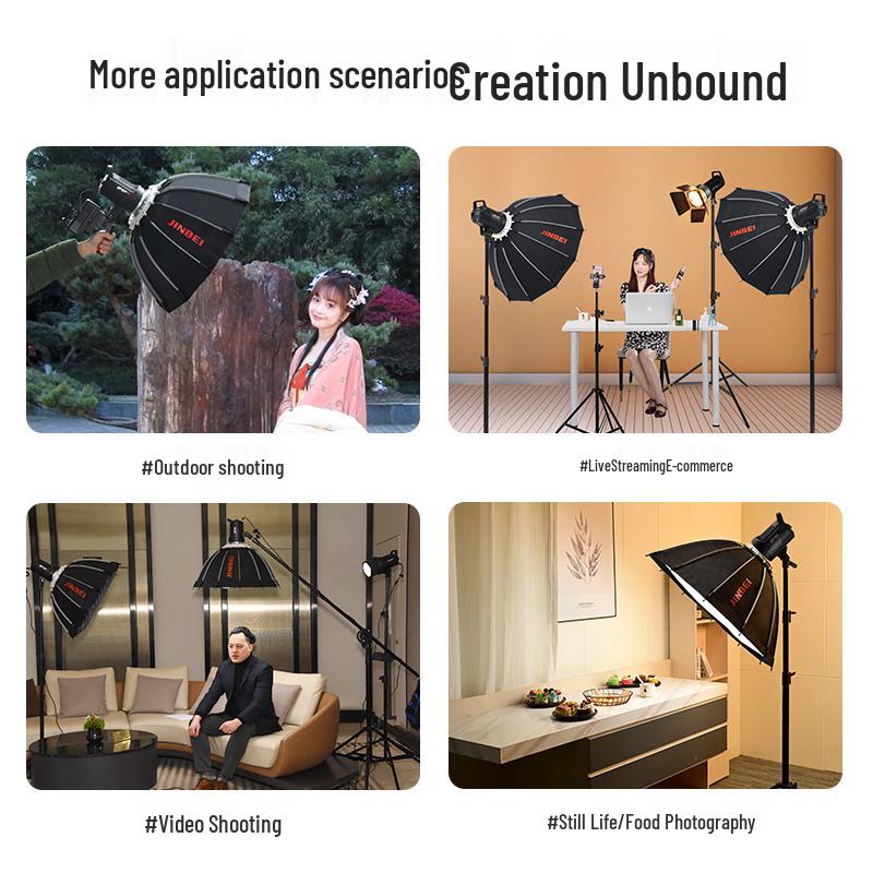 JINBEI EF80/80BI LED Photography Fill Light