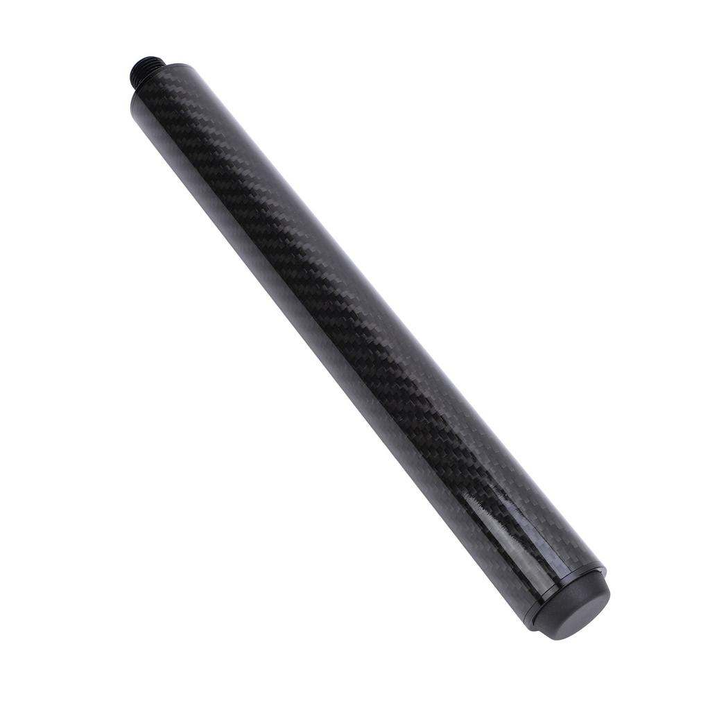 Pool Cue Extension 10 Inch Carbon Fiber Billiard Pool Cue Extender with Bumper for Predator Cues