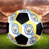 Manchester City Soccer Ball Colorful All Ages Machine Stitched PVC Competition Ready Durable High-Bounce.SIZE5
