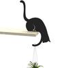 Storage Rack Hanger Hook Strong Load-bearing Easy To Install Cat Shaped Decorative Wall Door Wooden Hook Key Hanger