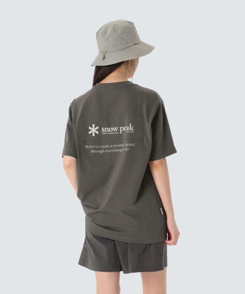 SNOWPEAK APPAREL Футболка с коротким рукавом Aerocool с тканой нашивкой (S26Mufts24) Темный хаки