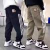 Полосатые повседневные спортивные штаны для мальчиков - Весенний, Осенний, Зимний стили