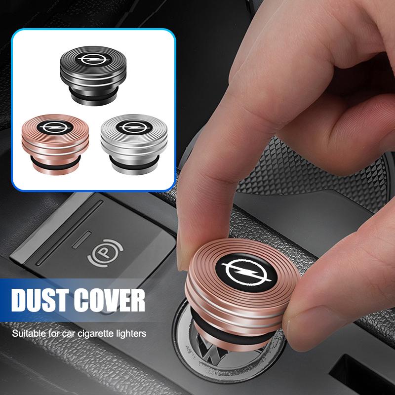 AAAYR1 Car Cigarette Lighter Plug Cover Fire Button Dustproof Socket Cap For Opel Vauxhall OPC ADAM Insignia Antara Corsa J H Kadett GT
