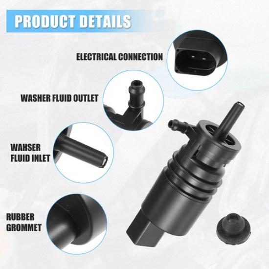 Windshield Washer Motor Pump Single for Mercedes-Benz Sprinter 2500