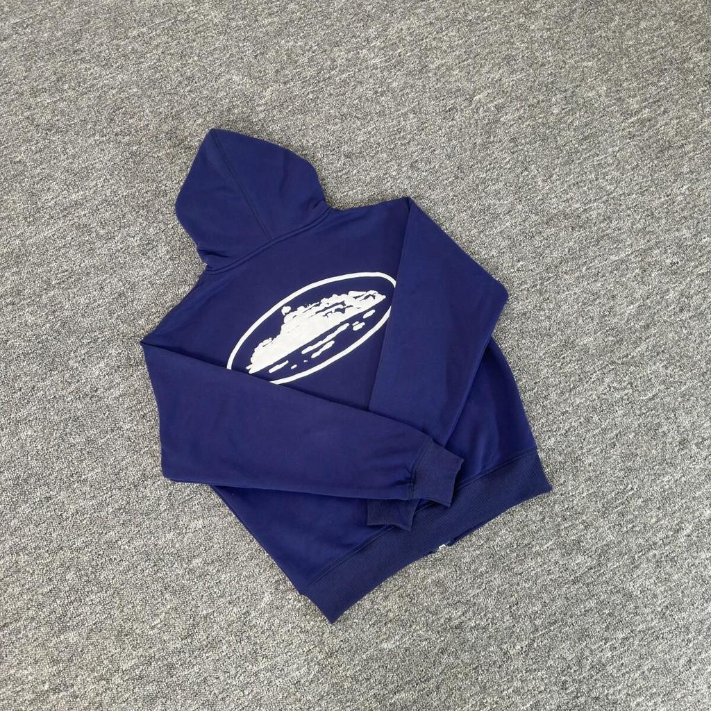 Мужская толстовка Corteiz Vibe с капюшоном на молнии, утепленная флисом, в стиле хип-хоп