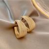 S925 Silver Needle European-American Exaggerated Design Hoops - 2023 New Niche Luxury Earrings