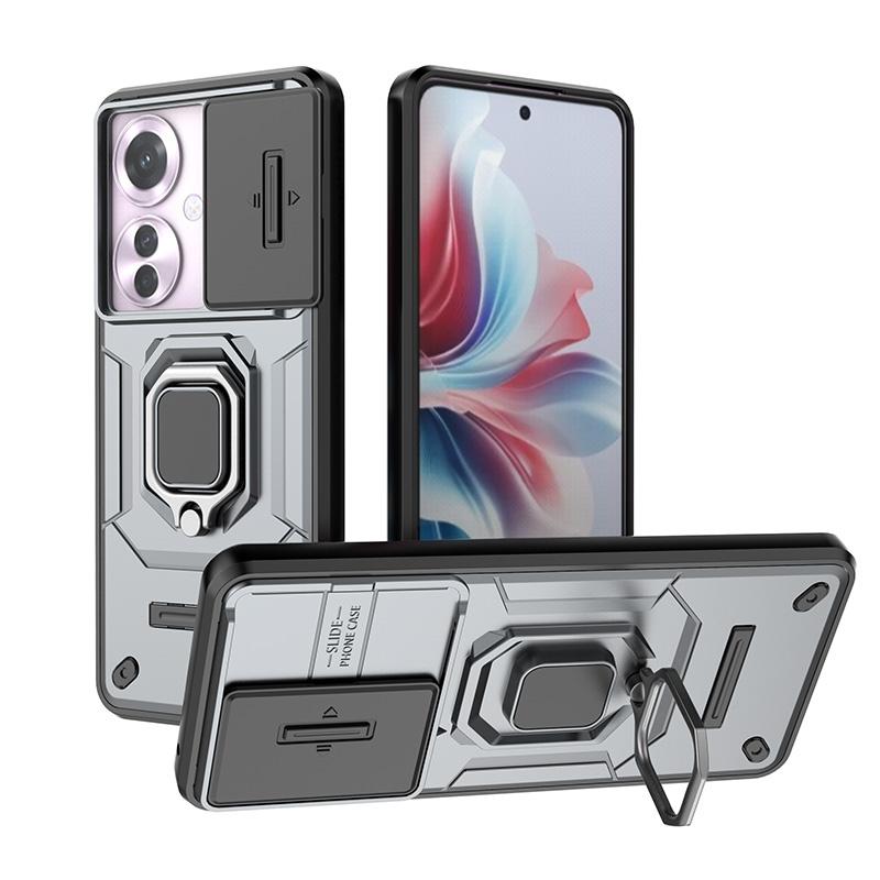 Военный защитный чехол-держатель Armor для OPPO A79 A2 Realme C67 12 11F F25 Pro + C65 4G чехол для телефона с кольцом-подставкой, жесткая задняя крышка с полной защитой