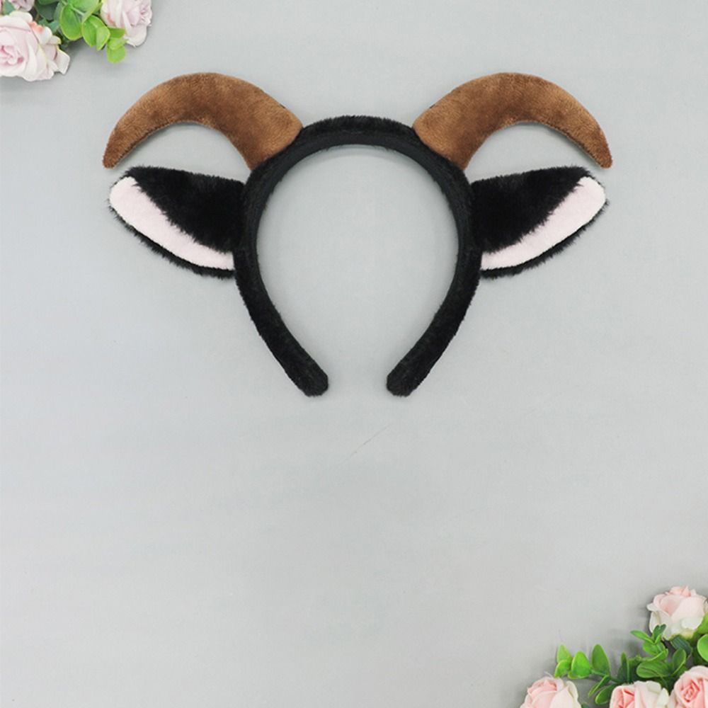 Animal Ears Animal Costumes Props Plush Plush Lamb Headbands Party Decorations