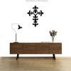 Christian Cross Heart Metal Wall Sign - Faith-Inspired Religious Décor, Living Room/Home Decoration, Elegant Wall Art