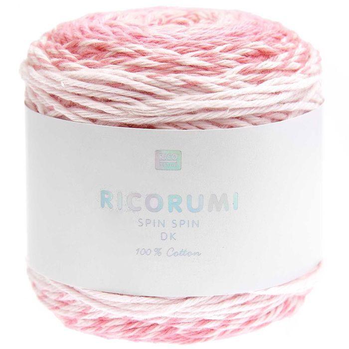 Laine - RICO DESIGN - Spin Spin - 50 g - 115 m - Couleur Rose