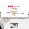 For G20 G28 Car Front Sun Visor Clip Hook Retainer For BMW 5 Series X3 X4 G30 G38 G08 G02 Sunshade Fixed Vanity Mirror Buckle