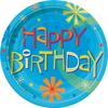 Stellar Happy Birthday Disposable Plates (Pack of 8)