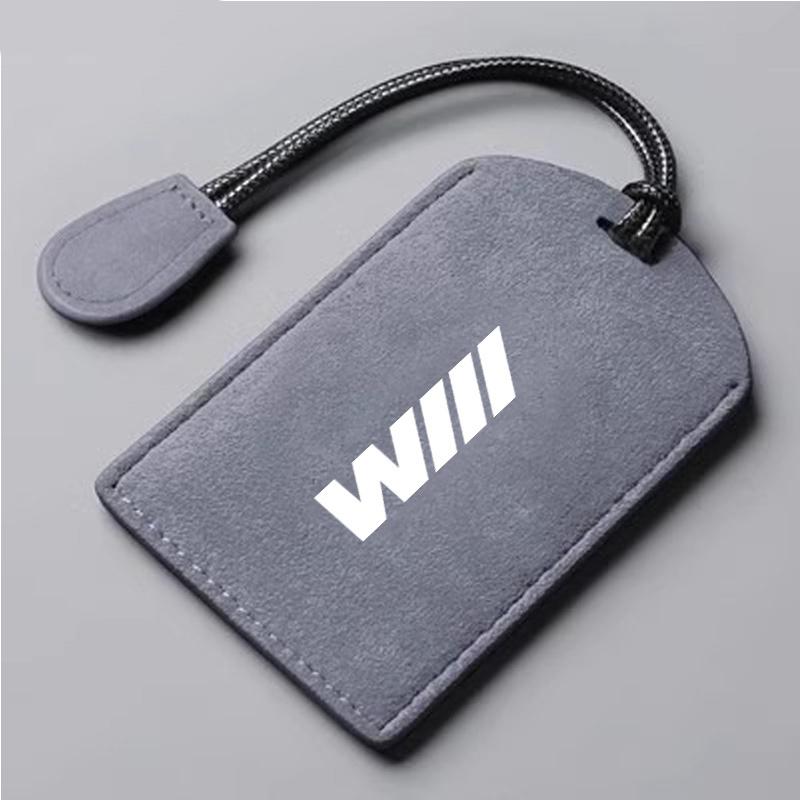 Suede Leather Car Smart NFC Card Key Case Cover Protector Shell Fob For BMW M 3 5 7 Series X1 X3 X5 X6 X7 535le Auto Accessories FY6