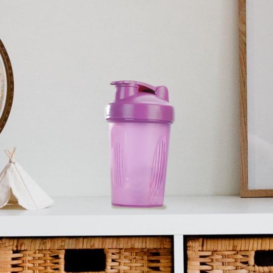 400 мл протеиновый шейкер с шариком для смешивания, герметичный дизайн, спортивный шейкер, легкая пластиковая бутылка-блендер