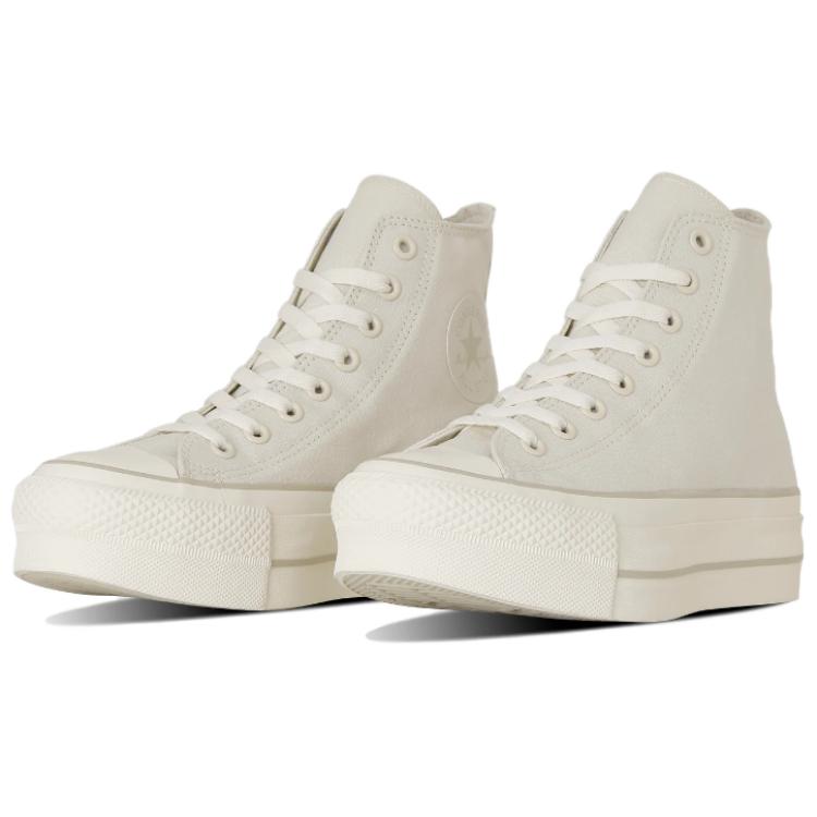 Converse Кеды ALL STAR LIFTED с высоким верхом, из износостойкого холста, женские, цвет экрю 31311720