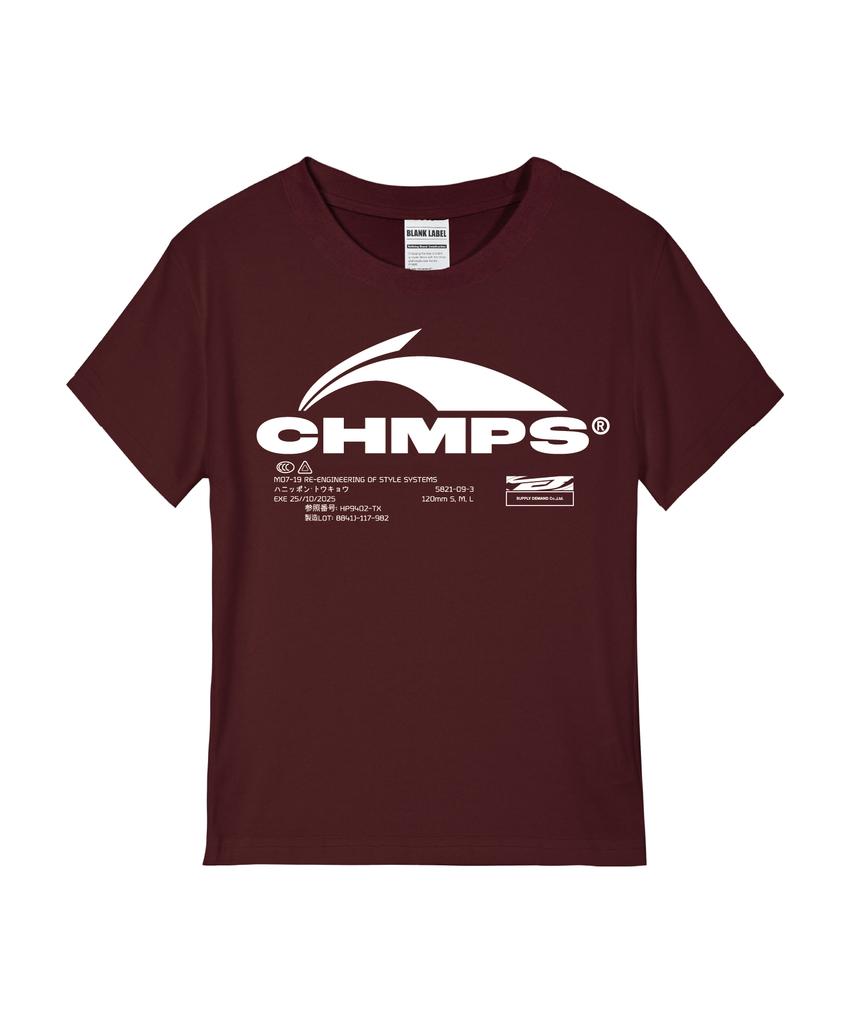 BORN CHAMPS [5 Цветов] Chmps Evolve Женская Стандартная Футболка с Коротким Рукавом