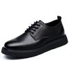 British Style Outdoor Business Shoes Fashion Thick Bottom Oxford Shoes Lace Up Formal Dress Footwear Mens Casual Shoes Hot Sale