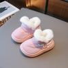 Winter New Children's Snow Boots for Girls Waterproof Baby Indoor Cotton Shoes Soft Sole Boys Cotton Boot Outdoor Fur Thickening