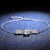 S925 Sterling Silver Bracelet Moissanite Angel Wings Bracelet Moissanite Simple Women's Model