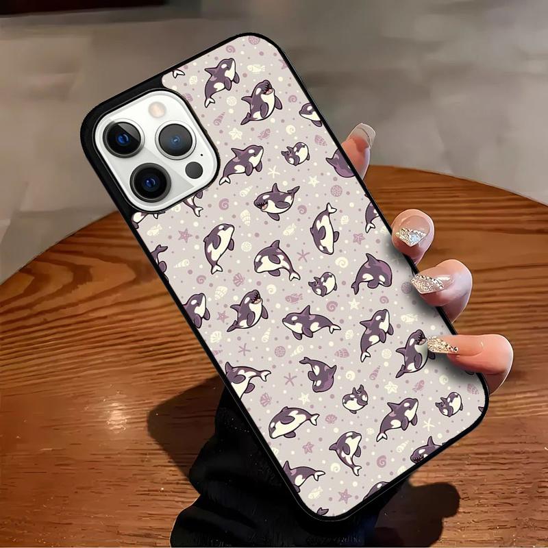 Чехол для телефона Косатки Косатки Для iPhone 17 Air 16 15 14 13 12 11 Pro Max Max Plus Бампер Чехол Покрытие