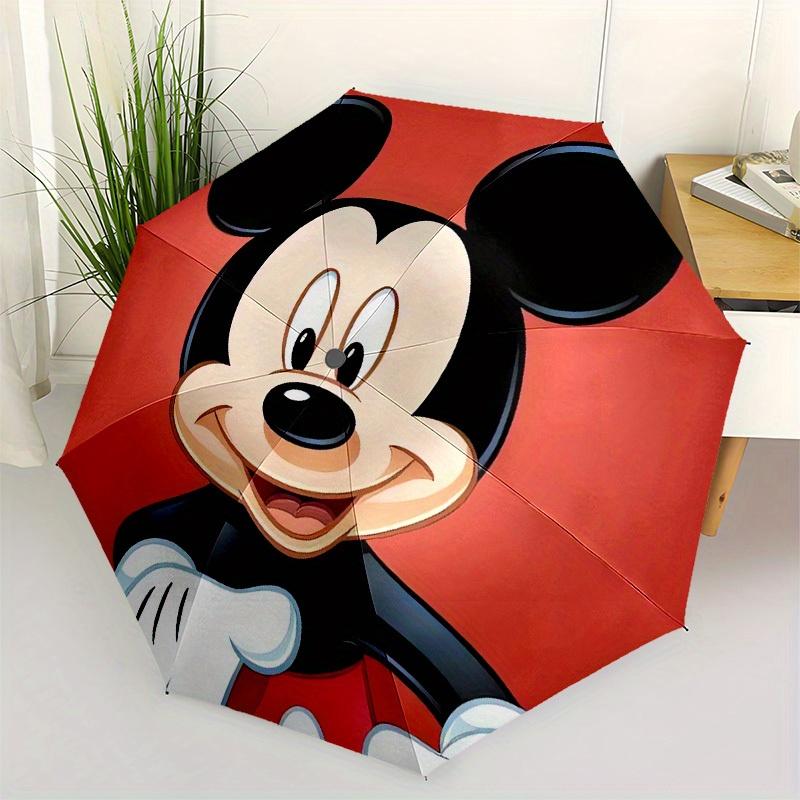 1pc Mickey Mouse, Themed Automatic Opening and Closing Umbrella - Suitable for all occasion gift-d0807042
