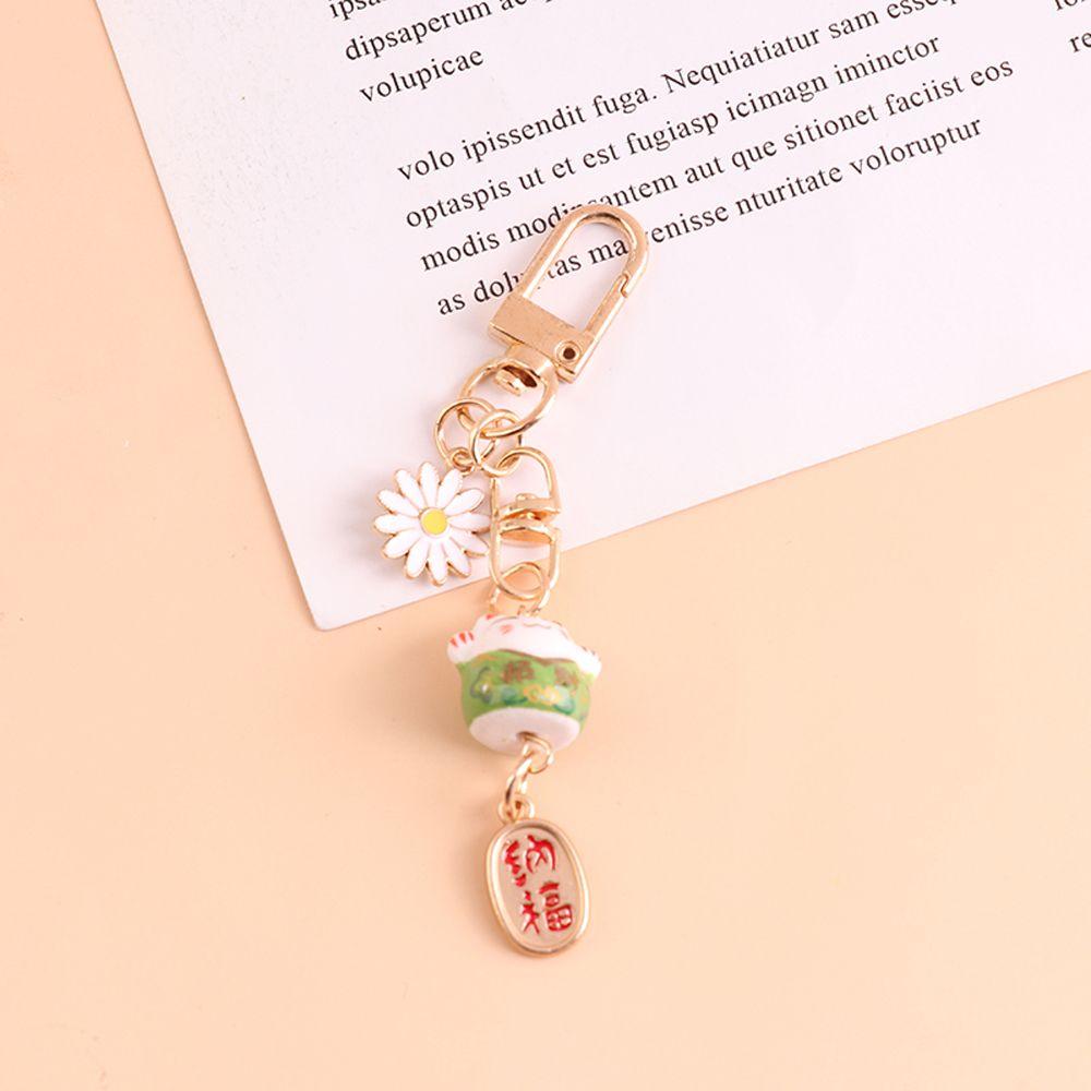 DIY Accessories Maneki Neko Trinkets Mobile Phone Lanyard Mobile Phone Straps Lucky Cat Keychain