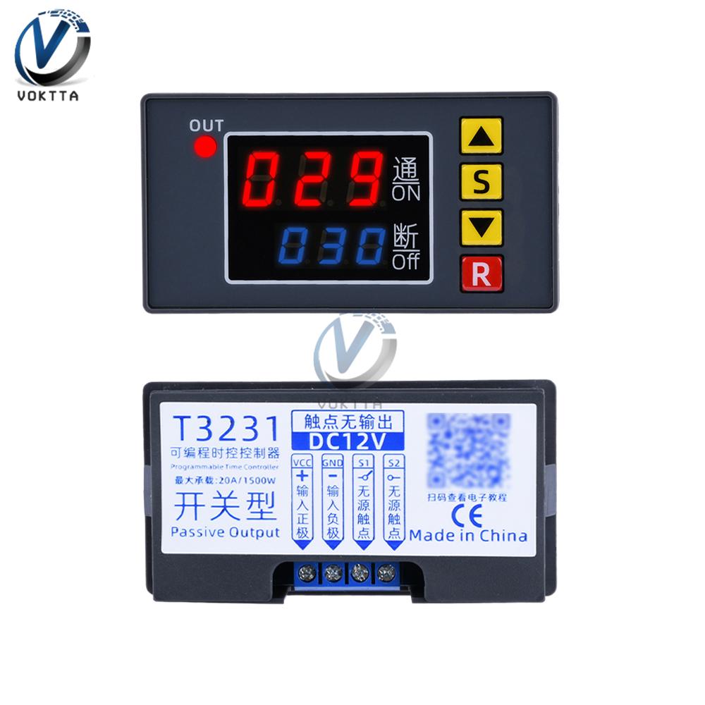T1111 T1111 Цифровое реле времени AC 111V DC 11/11V Циклический таймер Управляющий переключатель Регулируемое реле времени Переключатель задержки времени