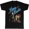 Уникальный подарок для фанатов группы Roxy Music Смешная черная футболка всех размеров