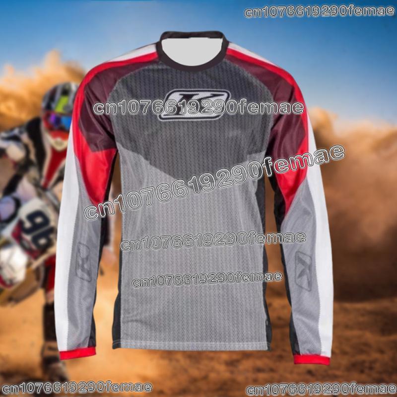 Classic Klim Off Road Riding Shirt Motorcycle Mountain Bike Sportswear Breathable Sweat Wicking Outdoor Training Top